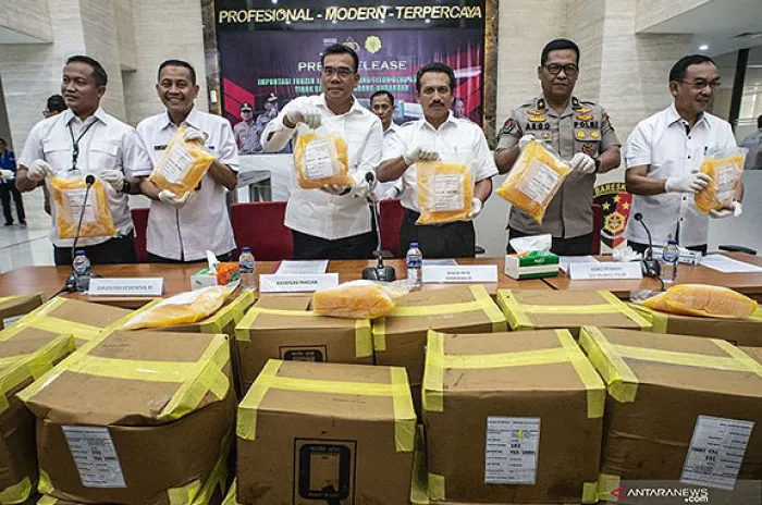 Bareskrim Polri Gagalkan Peredaran Kuning Telur Asal India