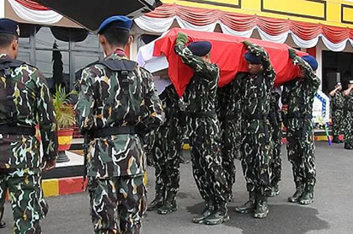 Bharatu Saiful Yang Tewas Ditembak di Poso Dimakamkan di Banten