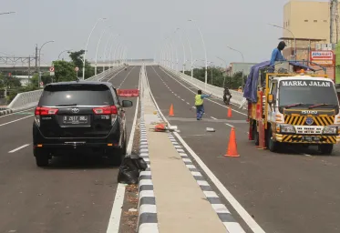  Uji Coba Fly over Cakung Mulai Dibuka 