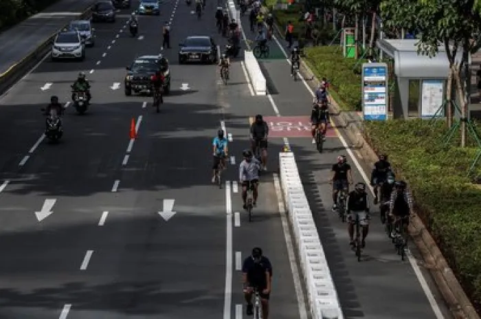 Habiskan Anggaran Rp 28 M, Jalur Sepeda Sudirman-Thamrin Akan Dibongkar 