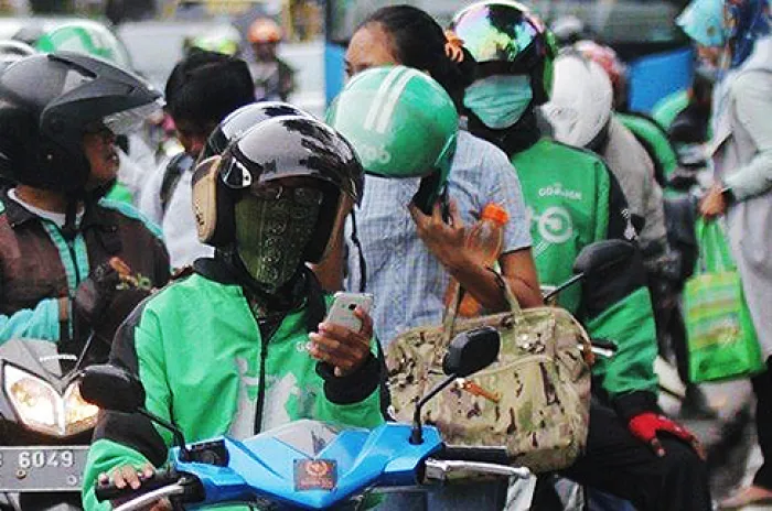 Ojol Berharap Tetap Diperbolehkan Operasi  Selama PSBB