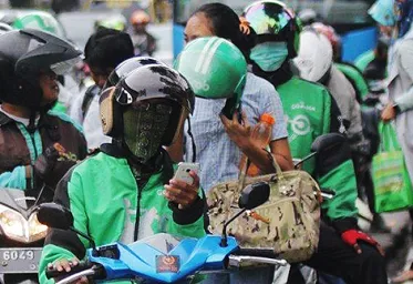 Ojol Berharap Tetap Diperbolehkan Operasi  Selama PSBB