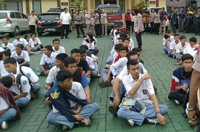 Ratusan Pelajar di Bogor Diamankan Polisi Saat Hendak ke Jakarta