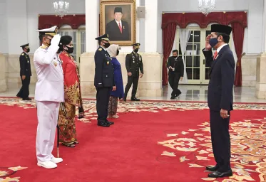 Muhammad Ali Dilantik Jokowi Jadi KSAL Gantikan Yudo Margono