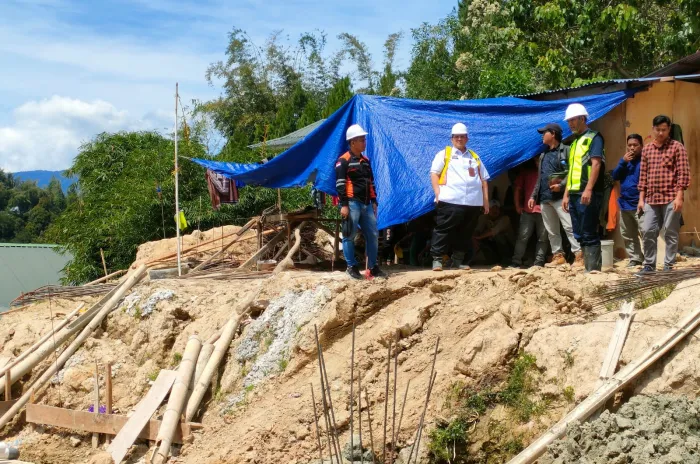 Kejaksaan Negeri Mamasa Melakukan Pengamanan Proyek Pembangunan Gedung Layanan Perpustakaan Mamasa 