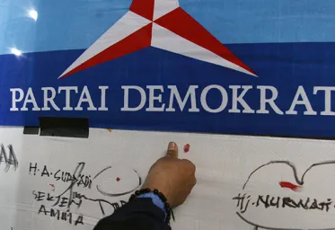 Sebagai Simbol Perlawanan Terhadap PK Moledoko Sejumlah Kader Demokrat Kembali Aksi Cap Jempol Darah