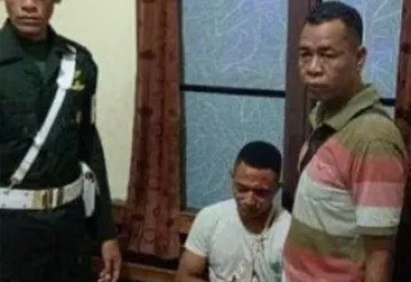 Oknum Anggota TNI  Yang Diduga Mabuk Menabrak Seorang Nenek  