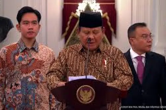 Prabowo-Gibran Langsung  Umumkan Kabinet Merah Putih 