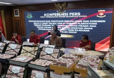 Kejagung  Sita Uang Tunai Sebesar Rp 372 Miliar  Terkait Kasus Korupsi Duta Palma Group 