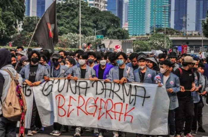 Amankan  Demo  Tolak Revisi UU Pilkada, Polisi Sebar Pasukan di 4 Titik  